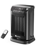 Dr.Prepare Termoventilatore Ceramico 1800W Basso Consumo con Termostato 5 Modalità [3 Calore + Ventilatore + ECO] Timer 12H Oscillazione 70° Protezioni di Sicurezza per Camera da Letto Ufficio