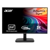 acer EK241YGbif Monitor PC 23.8″, Display IPS Full HD, 120 Hz, 1ms (VRB), 16:9, AdaptiveSync, VGA, HDMI 1.4, Lum 250 nits, Schermo PC con Contrasto 100M:1, ZeroFrame, Cavo HDMI Incluso, Nero