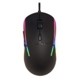 SPYCO – Mouse Gaming Ergonomico, Sensore Pixart 3360 12.000 DPI, Polling Rate 1000Hz, 6 Pulsanti Programmabili, RGB Dinamico, Compatibile con Tastiera Gaming 60% SFX, Nero, Plastica