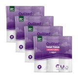 by Amazon Carta Igienica, 3 Veli Trapuntata, Morbida e Setosa, 36 Rotoli (4 Confezioni da 9), 200 Fogli per Rotolo, Certificata FSC