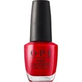 OPI Nail Lacquer – Big Apple Red™- smalto per unghie rosso iconico, resistente alle sbeccature. Pennello Pro-Wide (15 ml)