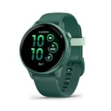 Garmin vívoactive 6, Smartwatch AMOLED 1,2″ (2.000 nit), Cassa 42mm, Musica, GarminPay, +80 Sport, GPS, Cardio, Coach, Dinamiche di corsa, App Mobility, Autonomia 11 giorni (Jasper Green)