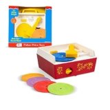 Fisher Price Classics – Record Player – Retro, Tactile Interactive Retro Toy for Kids, Girls, Boys, Toddlers, Baby, Preeschooler, Unisex 18 Months +