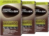 Just For Men Control GX Shampoo Anti-Grigio Graduale Uomo, Riduce Gradualmente il Grigio, Per Un Look Naturale e Discreto, 118 ml (3 Pack)