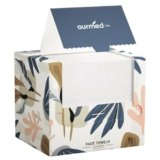 Ourmed Life Salviette Viso, Asciugamani Monouso Biodegradabili per Pelle Sensibile, Salviette Viso Senza Pelucchi per Detergere il Viso, Skincare e Struccante, 10″x12″ Extra Large, 50 Pezzi