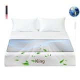 XKETA Graphene Grounding Mat for Bed: Indoor Earth Therapy for Better Sleep & Energy Boost – Conductive Sleep Pad with Grounded Benefits – Wellness Gift Kit for Women (King)