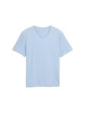 TOM TAILOR Maglietta da Uomo, 21068 – Light Powder Blue, S