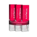 Vitalcare | Professional – Colorazione Permanente Professionale, Crema Colorante Capelli, Tintura Capelli con Proteine della Seta, n° 4/3, Castano Dorato, Multipack 3 pz x 100ml