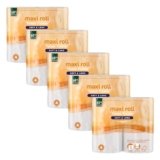 by Amazon Carta Igienica (MAXI Rotolo), 2 Veli Trapuntata, Soffice e Delicata, 20 Rotoloni (5 Confezioni da 4), 500 Strappi per Rotolo, Certificata FSC