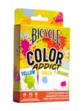 Bicycle Color Addict Matching Family Card Game, Up to 6 Players (Ages 7 and Up), Yellow
