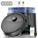 LEFANT M3 Max Robot Aspirapolvere Lavapavimenti con Mappatura, Aspirazione 20000Pa, Laser dToF, Sensori PSD, Autosvuotamento 3,2L, Lavaggio Mop 45°C, Asciugatura, WiFi 2.4G/5G, Alexa/App, Grigio