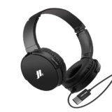 Music Hero cuffie a filo USB-C, lunghezza 1.2m, padiglioni rotanti, microfono integrato, tasto risposta/fine chiamata, archetto regolabile, nero