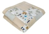 Medi Partners Coperta per neonati 100% cotone 120x120cm multifunzionale Morbido spesso Tappetino da gioco Inserto per box