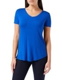 Amazon Essentials Women’s Relaxed-Fit Short-Sleeve V-Neck Tunic (Available in Plus Size), Cobalt Blue, Small