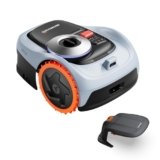 Segway Navimow i205 AWD Robot Tagliaerba Senza Filo Perimetrale – Kit con Garage S, Trazione Integrale per Pendii del 45%, EFLS NRTK + Visione, Non è Necessaria un’antenna RTK (Spedito separatamente)