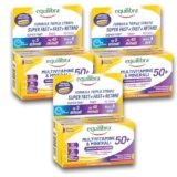 Equilibra Integratori Alimentari, Multivitamine & Minerali 50+, Integratore Formula Potenziata, per Energia, Sostegno, Funzioni Cognitive, 3 Pezzi da 30 Compresse Triplo Strato a Rilascio Graduale