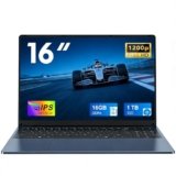 FUNYET 2026 PC Portatile 16” Celeron N150 Core 3.6GHz Laptop 16 GB RAM 1 TB SSD Win 11 Pro 6000mAh Battery Notebook FHD 1920×1200 USB 3.0 BT 5.0 WIFI 5 HDMI Tastiera Retroilluminata-Blu