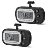 AiQlnu Termometro Digitale del Frigorifero Cucina, Magnetico Termometro Frigo con Gancio, Conversione ℃ /℉, Display LCD di Facile Lettura, per Casa, Ristoranti, Caffè