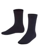 FALKE Family K Le cotone sostenibile tinta unita 1 pezzo, Leggings Unisex – Bambini, Blu Dark Marine 6170, 80-92