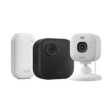 Videocamera Blink Outdoor 4 + Videocamera Mini 2K+ Blink (ultimo modello) Bianca – Videocamera di sicurezza smart HD wireless, autonomia di due anni – Sistema a 1 telecamera con Sync Module Core incluso – IP65