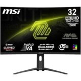 MSI MAG 321CUPDF Monitor Curvo Gaming 32″ UHD – Pannello Rapid VA 1500R 3840 x 2160, Modalità Doppia / 0,5ms (GtG, Min.), Adaptive Sync – DP 1.4a, HDMI 2.1 CEC, USB Type-C (DP alternativo con 15W PD)