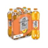 San Benedetto, Thè Freddo alla Pesca, 6×1,5 l Bevanda Dissetante Analcolica, Gusto Fruttato, Tappo Click, Senza Conservanti e Coloranti