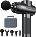 Renpho Profondo Tessuto Muscolo Pistola da Massaggio con 2500mAh Batteria e Custodia Portatile, Nero