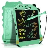 LCD Doodle Board Dinosaur Writing Tablet for Kids Toys, 8.5 Inch Colorful Todder Drawing Pad for Educational Learning Gift in Christmas Birthday Suitable for 3 4 5-8 Years Old Boys Girls (Green)