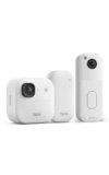 Videocamera esterna 2K+ Blink (ultimo modello) + Videocitofono supplementare Blink — videocamera di sicurezza smart senza fili, risoluzione video 2K, audio ottimizzato. Sistema da 1 videocamera, bianco