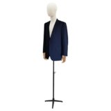 Forma di abbigliamento da uomo, supporto in metallo, forma regolabile, con supporto, stabile, affidabile, altezza regolabile, struttura stabile, adatta per (nero)