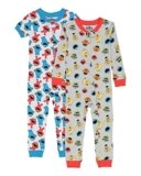 Sesame Street Boys’ Little Footless Pajamas, Sesame Pals, 4T