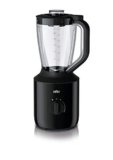 Braun PowerBlend 3 JB 3150 BK Frullatore in Vetro, 1.5 l, 800 Watt, Nero