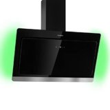 Klarstein Cappa Aspirante 90 cm, Cappa Cucina 90 cm, Flusso d’Aria 563m³/h, LED RGB, Cappa Cucina Incasso Filtrante Classe Energetica A, Cappa Aspirante Filtrante 90 cm con Filtro per Cappa in Carbone