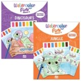 DINO MINI Watercolor Fun Value Pack – 2 Paint with Water Kits for Toddlers – Water Painting for Toddlers – Travel Activities for Kids Ages 4-8 – Screen Free Birthday Gifts (Dinosaurs – Jungle)