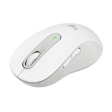 Logitech Signature M650 L Mouse wireless – Per mani grandi, Durata Batteria 2 anni, Clic Silenziosi, Tasti Personalizzabili, Bluetooth, per PC/Mac/Più dispositivi/Chromebook – Bianco