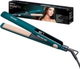 Beurer Hs 50 Ocean, Piastra Per Capelli Con Rivestimento In Ceramica Alla Cheratina Per Capelli Lisci, Display A Led Per Visualizzazione Della Temperatura, Impostazione Della Temperatura Livelli