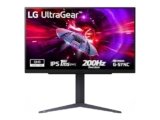 LG UltraGear 27GS75Q Monitor Gaming 27″ IPS QHD (2560×1440), 200Hz (OC), 1ms (GtG), G-Sync Compatible, AMD FreeSync, HDR10, HDMI 2.0, DisplayPort 1.4, Flicker Safe, Nero