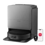 roborock Saros 20 Robot Aspirapolvere 36.000Pa, Supera Ostacoli da 8,8cm, Anti-Groviglio, Evita Oltre 300 Oggetti, Lavaggio Mocio con Acqua a 100°C, Nuovissima RockDock, Videochiamata, Hello Rocky