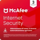 McAfee Internet Security – 3 Dispositiv 2026 | PC protetto in tempo reale contro le minacce nuove e in evoluzione | Abbonamento di 1 anno con rinnovo automatico, Scarica