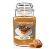 Yankee Candle Candela profumata | Candela in giara grande della Caramello Salato | Candele a lunga combustione: fino a 150 ore | Regali perfetti per le donne