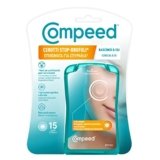 Compeed® Stop brufoli Nascondi e Vai – Cerotti Invisibili Adatti a Tutte le tonalità della Pelle- Tripla Azione Detergente, Coprente, Protettiva. Per uso quotidiano – 15 pz