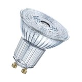 Osram base PAR16 LED riflettore lampada, vetro, bianco caldo, GU10, 4.3 W, 10 Pezzi