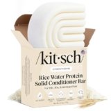 Kitsch Rice Water Conditioner Bar for Hair Growth – Rice Protein Hair Conditioner Bar to Repair Damage, Prevent Split Ends & Boosts Shine – Paraben, Silicone & Sulfate-Free Hair Care – 2.7 oz