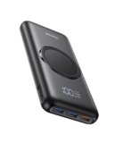 Charmast Power bank wireless 15W 20000mAh, 22.5W USB A & 20W USB C PD QC 3.0 Caricatore portatile Carica Rapida LED Display Batteria Portatile con 4 uscite & 3 Ingressi per smartphones e Tablet