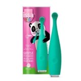 FOREO ISSA baby, spazzolino elettrico sonico in silicone ultraigienico, spazzolino per bambini 0–4 anni, testina in silicone, primo spazzolino, 480 giorni/ricarica USB, garanzia di 2 anni