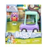 Bluey Basic Granny Toddler Toy Car, 3” Articulated Janet Kids Toy, Immersive Car Toys for Toddlers of Ages 3+