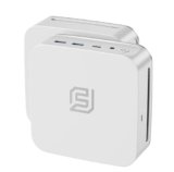 FUNYET Mini PC Laptop,Win 11 Pro Portatile, 16 GB de RAM DDR4, SSD de 512 GB, procesador N95 (hasta 3,4 GHz), HDMI+ DisplayPort/RJ45x2/WiFi/Bluetooth 5.0/USB 3.2, Compatible con Pantallas 4K, Blanco