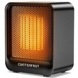 Electric Space Heater, Lightweight PTC Ceramic Fast Heating Desk Heater for Office, Bathroom Portable Mini Personal Heater with Overheating Tip-Over Protection for Office Desk, Camping, Indoor Use