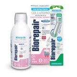 Biorepair, Kit Oral Care, Contiene Spazzolino MEDIUM, 1 Confezione, Collutorio Alta Densità Protezione Gengive, 500ml, Con MicroRepair, Probiotici e Zinco PCA Antibatterico