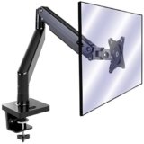 Invision Supporto Braccio Monitor per Schermi 24-40 pollici Morsetto Tavolo Ergonomico Regolabile in Altezza VESA 75-100mm 2-15kg (MX450)